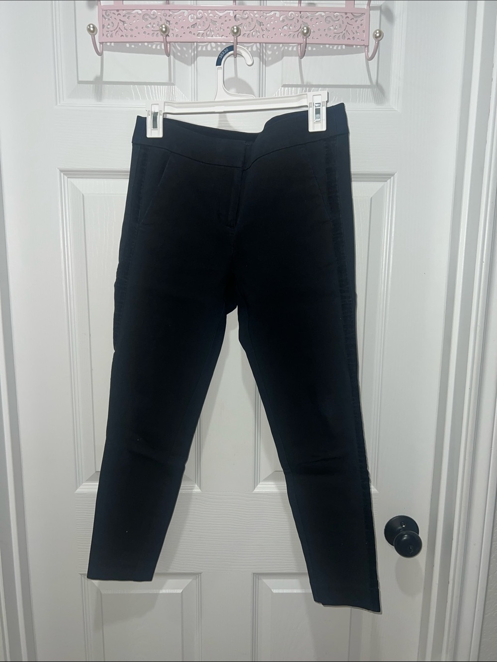 Loft Classic Black Slim Trousers